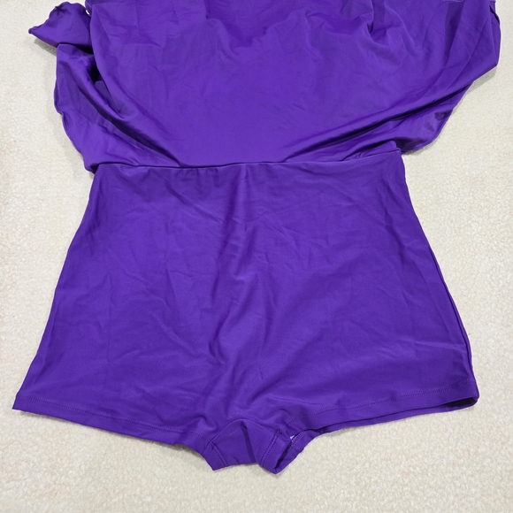 SHEKINI Women's Skirt One Piece Swimdress Swimsuit Bathing Suit Size Large - Picture 3 of 15